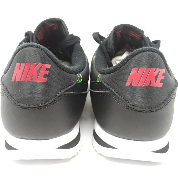 Nike Cortez Floral Basic Black/ Red Men's Shoes - Picture 3 of 8